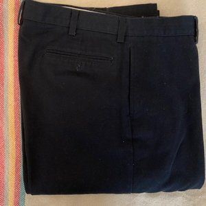 LL Bean men's black chinos 36 waist excellent